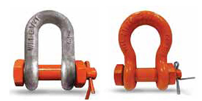 BOLT, NUT & COTTER SHACKLES
